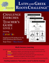 Challenge Exercises Teacher's Workbook: Year 2 - Level 1   (Pre-K - Grade 1)