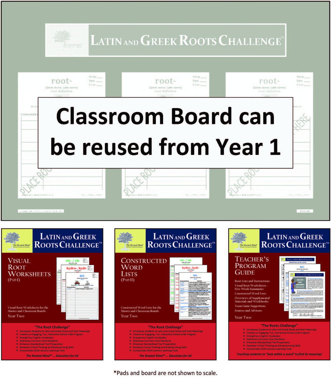 Classroom Board Kit - Year 2   (Grades 2 - 8+)