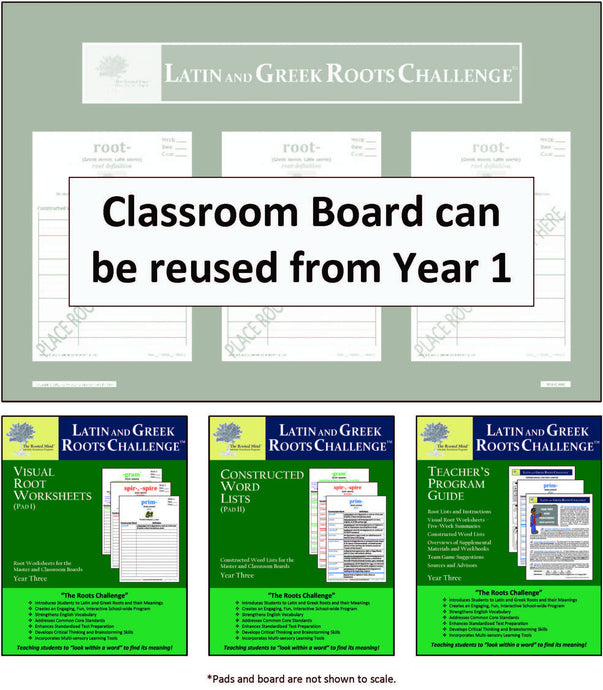 Classroom Board Kit - Year 3   (Grades 2 - 8+)