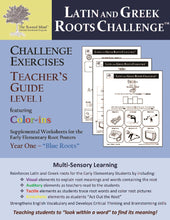 Latin and Greek Roots Challenge - Year 1 - Level 1 Teacher's Guide