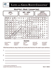 Challenge Exercises Teacher's Answer Key: Year 3 - Level 2   (Grades 2 - 4)