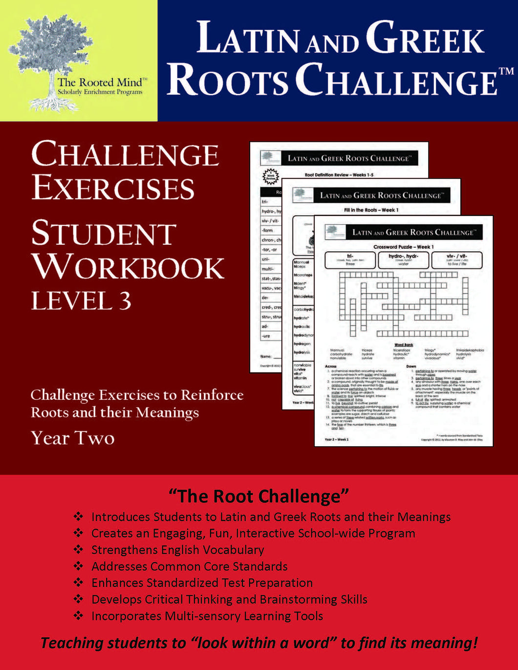 Latin and Greek Roots Challenge - Year 2 - Level 3 Student Workbook