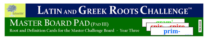 Master Board Pad (Pad III) - Year 3   (used only on Master Board)